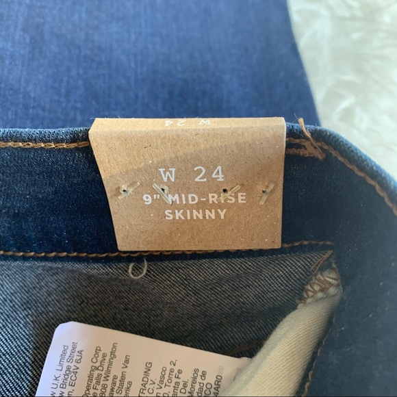 MADEWELL Magic Pocket 9" Mid-Rise Skinny Jeans Campton Wash size 24 NEW - Picture 12 of 14
